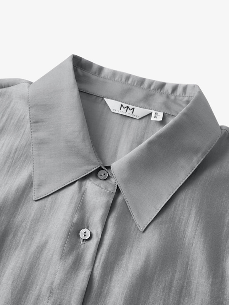 Chemise grise fluide