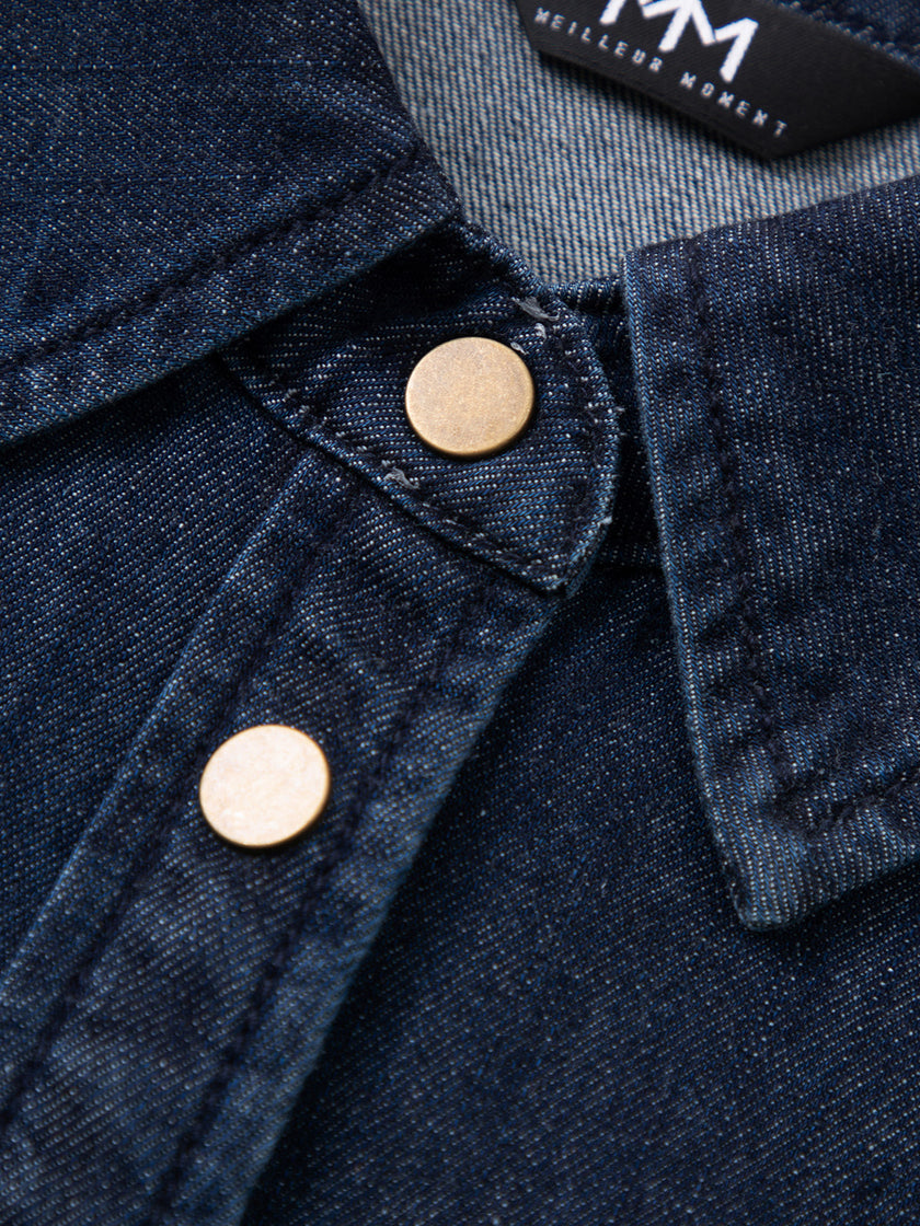 Pure Cotton Denim Dress