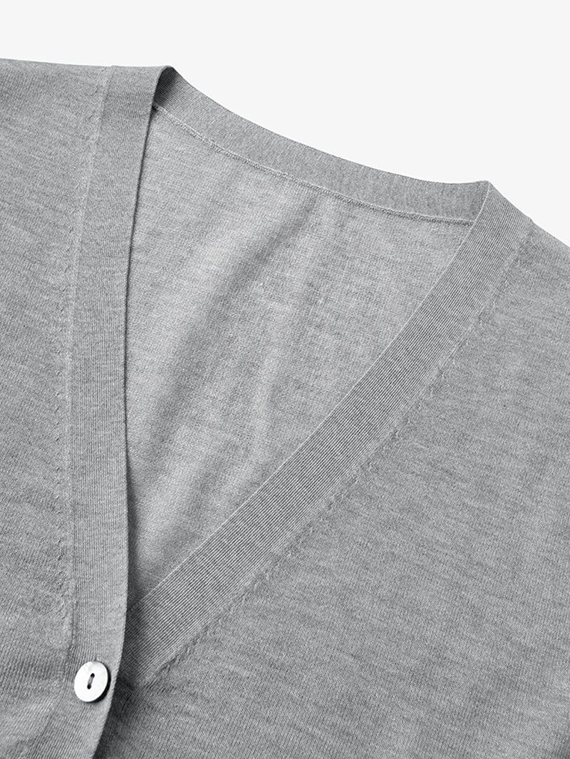 Thin gray vest