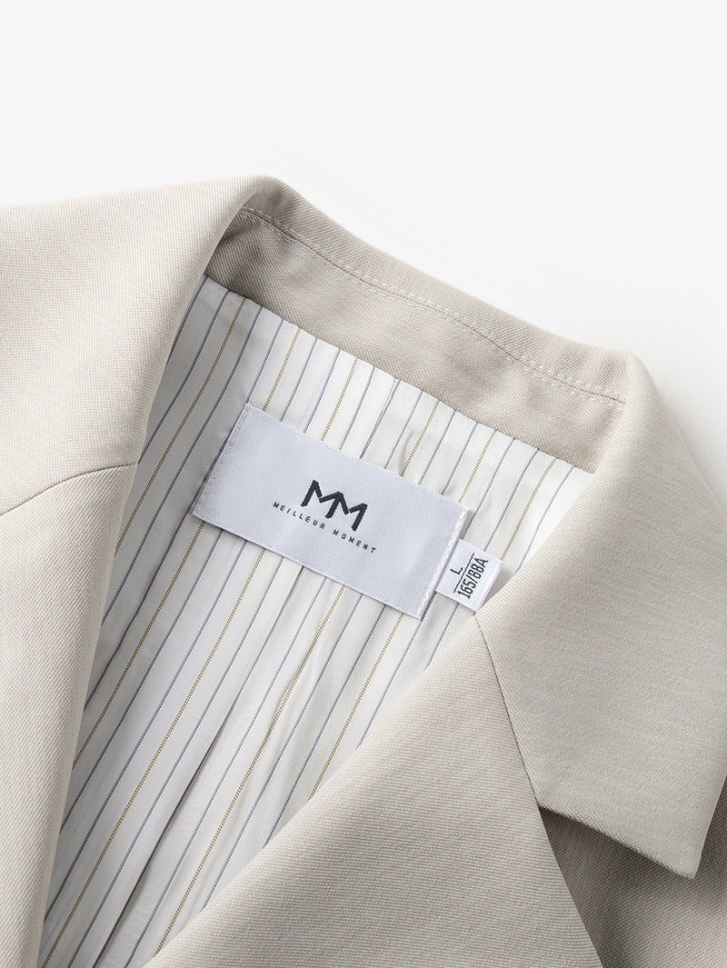 Blazer beige clair