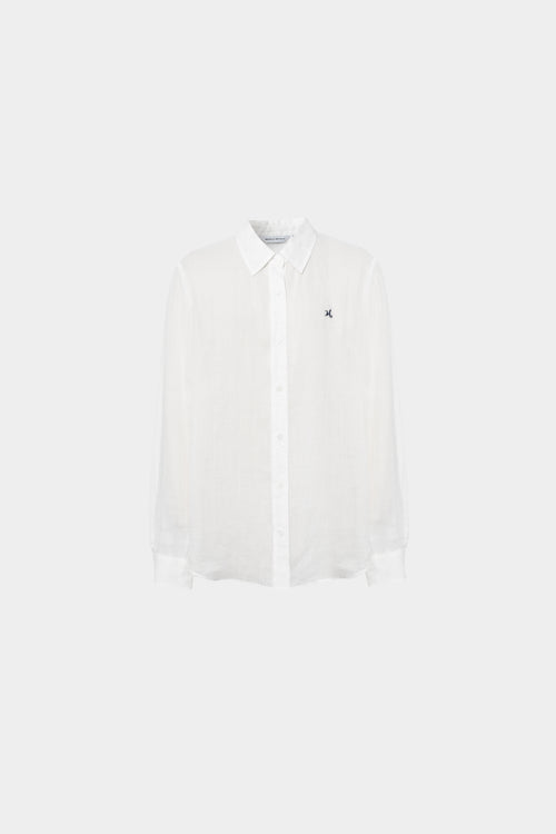 Load image 1 in gallery view. Classic Ramie Button-Down Shirt