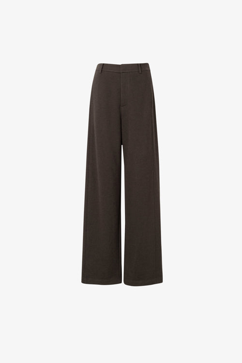 Load image 1 in gallery view. Relaxed Tailored Straight-Leg Pants
