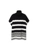 Women's Black High Neck 100% Wool Sweater