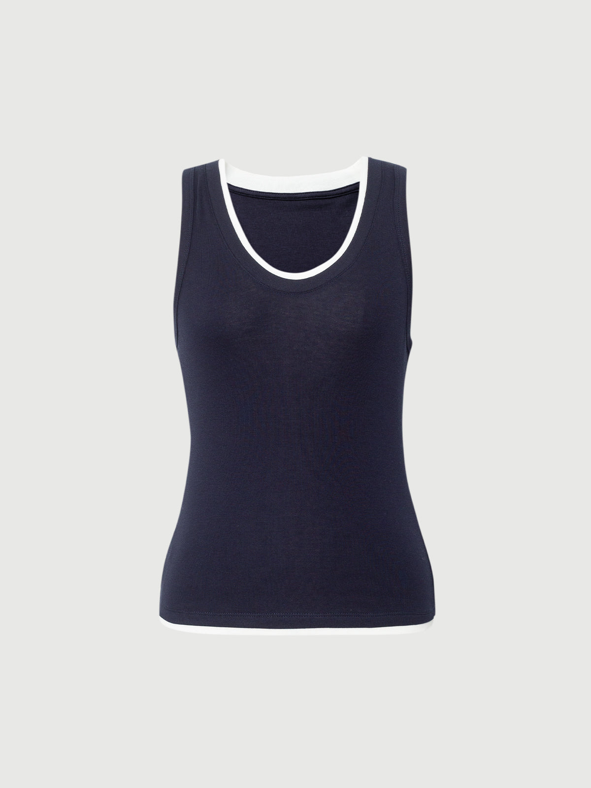 Black tank top