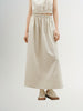 Beige cotton skirt