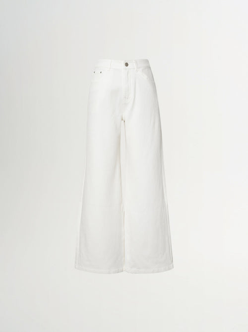 Load image 1 in gallery view. Slim-Fit A-Line Flare Pants