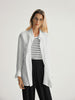 Women's White Pinstripe Long Sleeves Shirt