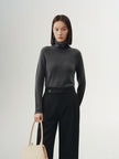 High Neck Layering Cashmere Sweater 599A233007Q