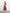 Women's Floral Underglaze Red V Neck Puff Sleeves Wrap Dress