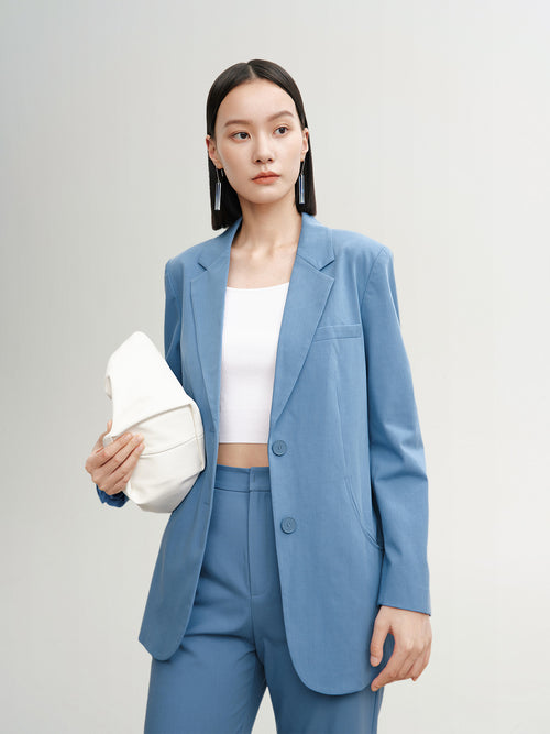 Charger l'image 1 dans la galerie. Blazer bleu