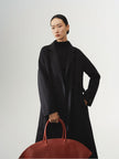 Black wool coat