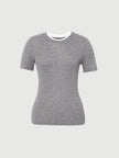 Double collar T-shirt