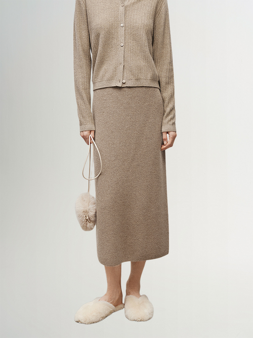 Cargar la imagen 1 en la vista de la galería. Cashmere Sweater Skirt