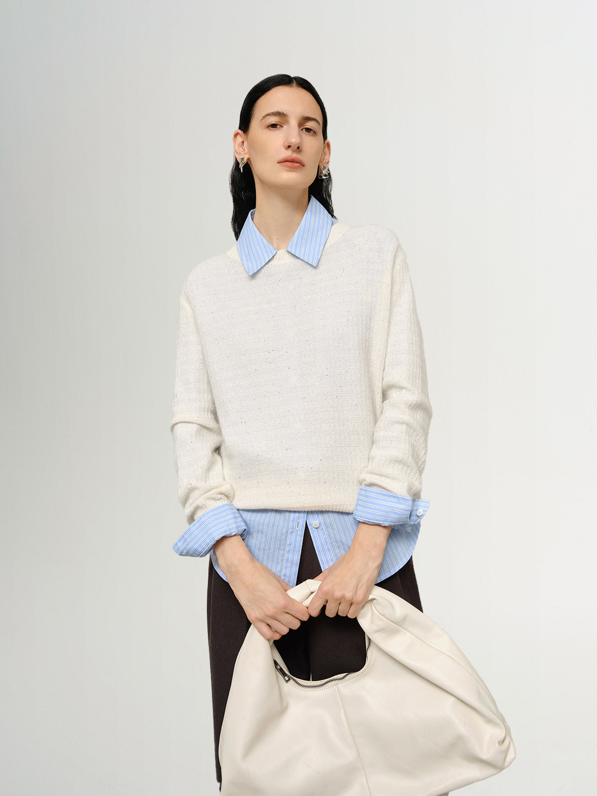 Round Neck Cashmere Sweater