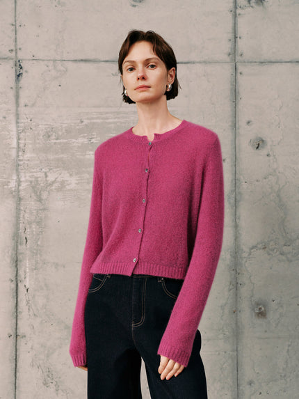 Silk-Cashmere Cardigan