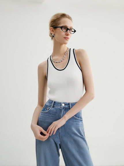 Contrast Trim Cami
