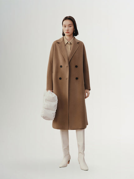 Camel wool coat