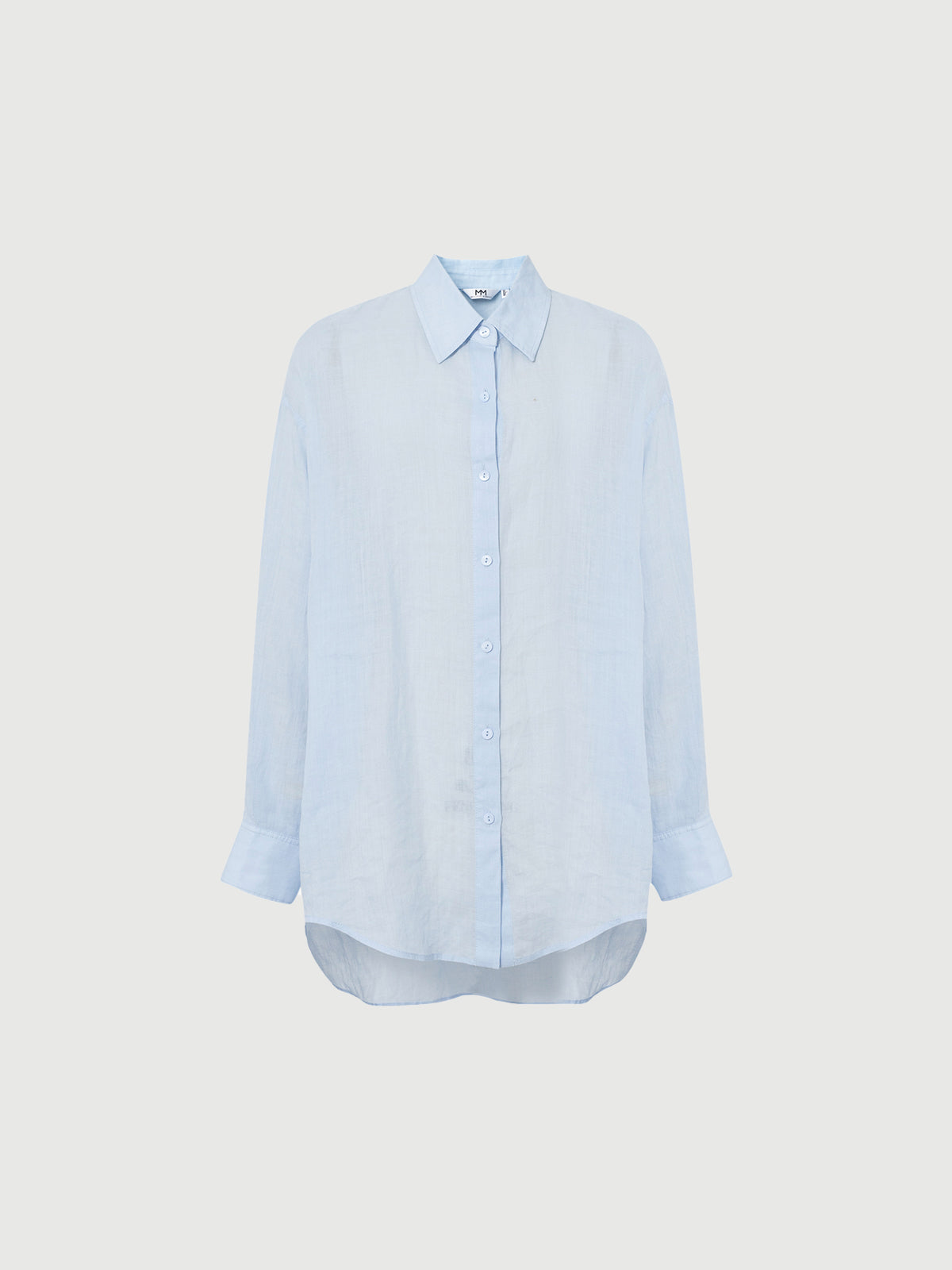 Chemise bleu clair - Ramie