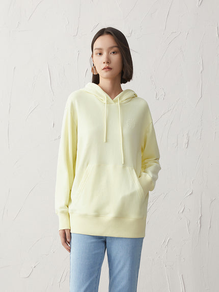 Yellow hoodie
