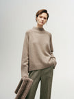 Brown cashmere sweater