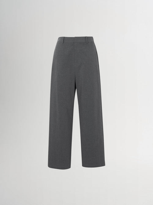 Load image 1 in gallery view. Cropped Architectural Wide-Leg Pants