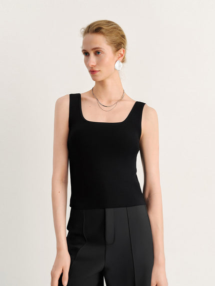 Square neck tank top