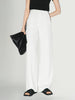 Women's White Wide Leg Trousers