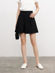 Women's Black A-Line Short Skort 5E4150881