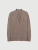 100% cashmere long-sleeved button-up cardigan