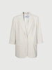 Blazer rayé beige