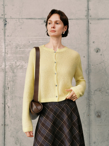 Silk-Cashmere Cardigan