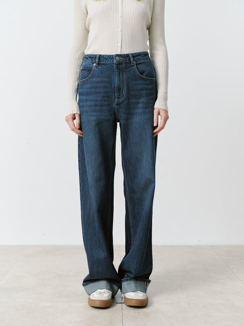 Load image 1 in gallery view. Straight-Leg Jeans