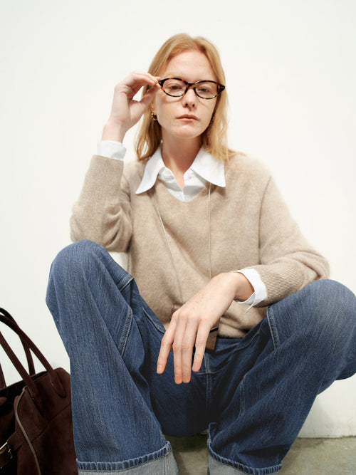 Load image 1 in gallery view. Straight-Leg Jeans