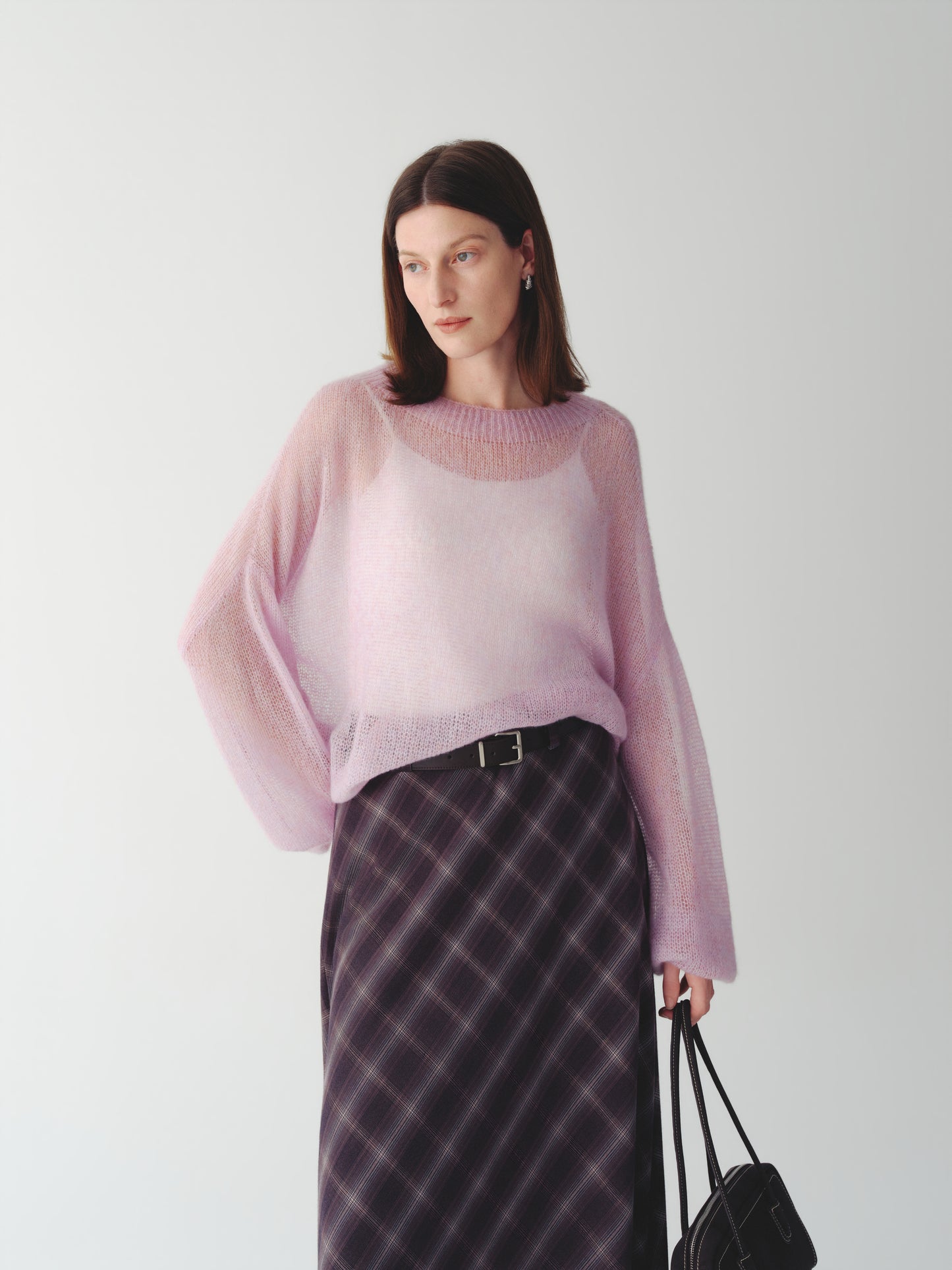 Cashmere-Silk Relaxed Pullover Sweater