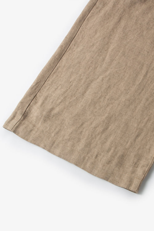 Charger l'image 1 dans la galerie. Pleated Wide-Leg Linen Trousers