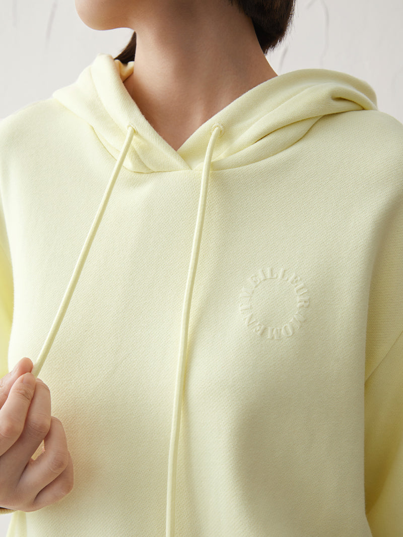 Yellow hoodie