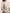 Women's Champagne Brown V Neck Breathable Acetate Slip Dress
