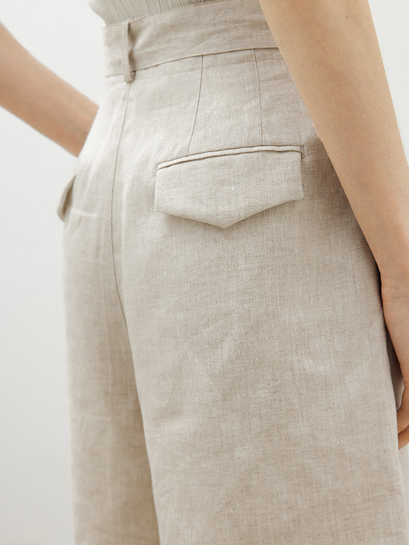 Linen shorts