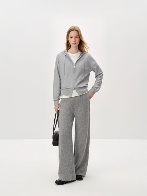 Cargar la imagen 1 en la vista de la galería. Cashmere Straight-Leg Knit Pants
