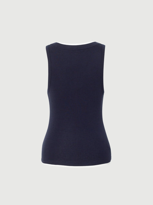 Load image 1 in gallery view. Black tank top
