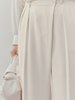 Women's Original White Straight Fit Smooth Trousers