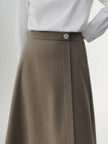 Jupe A-line marron