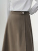Jupe A-line marron