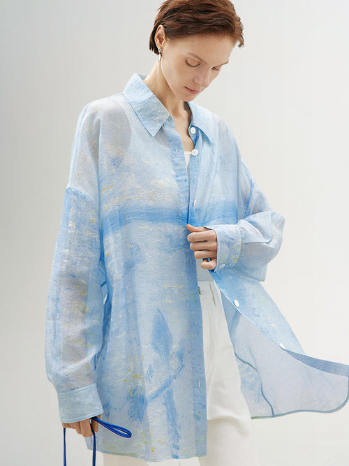 Charger l'image 1 dans la galerie. Chemise bleue - Collection Capsule
