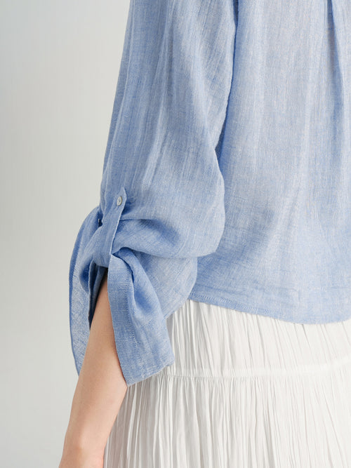 Charger l'image 1 dans la galerie. Cotton V Collar Shirt
