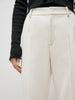 Women's White Small Leg Winter Trousers