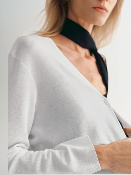 Gilet fin blanc
