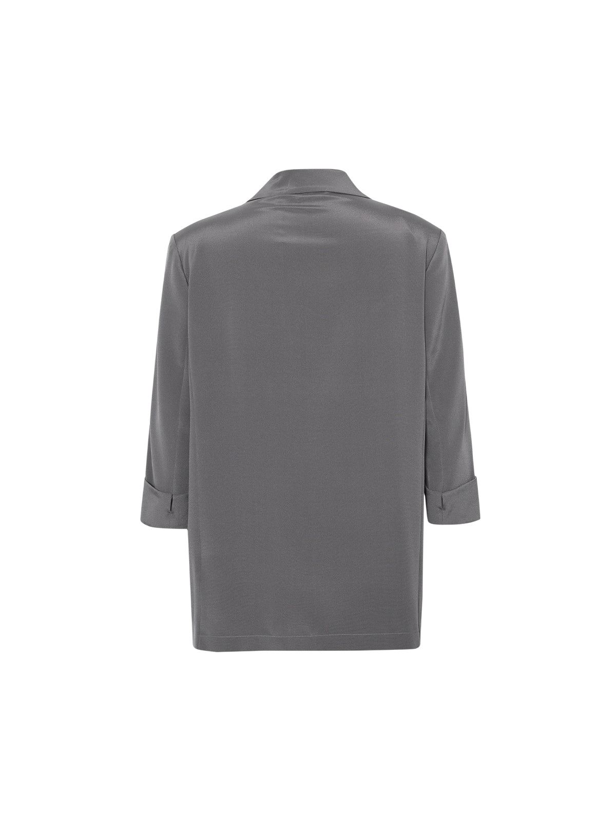 Blazer en soie gris