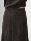 Long flared skirt