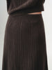 Long flared skirt